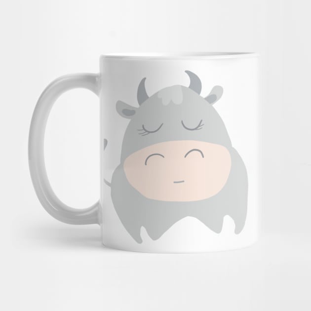 Dreamy cow pastel design by JakoRila